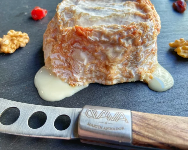 Al estar agujereada es ideal para pastas blandas y  semiblandas, también para cortar cuñas pequeñas  de pasta prensada tipo manchego o Idiazabal👉🏻 La navaja #quesera 

Para disfrutar de todos los #matices de un buen #queso, hay que tener en cuenta que el corte varía de un tipo a otro, dependiendo de la flora de superficie y la #textura. Incluso el mismo queso, dependiendo del grado de maduración o #afinado precisa un corte o utensilio diferente.

#tablasdequeso #cheeseboards #quesoslovers #quesos #quesoartesanal #quesogourmet